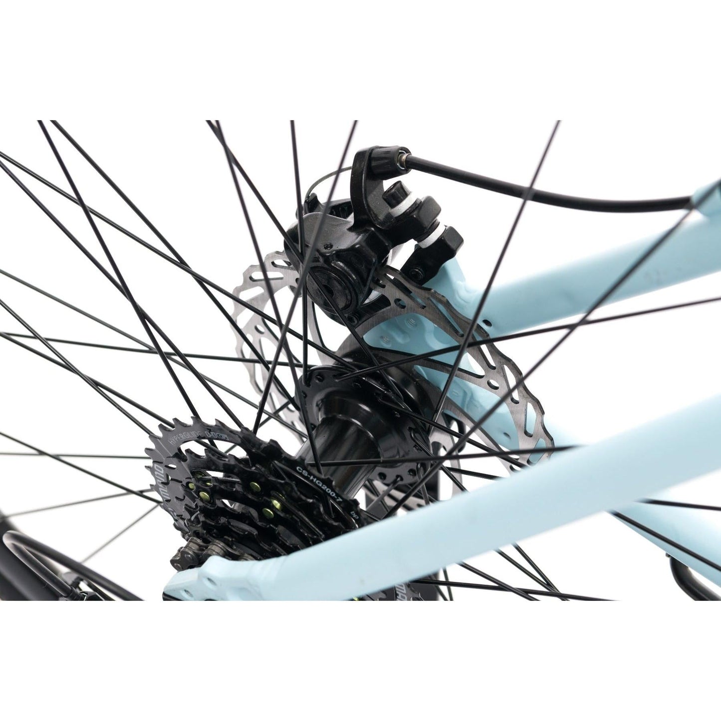 Pedal Pacer 2 Flat Bar Road Bike Light Blue