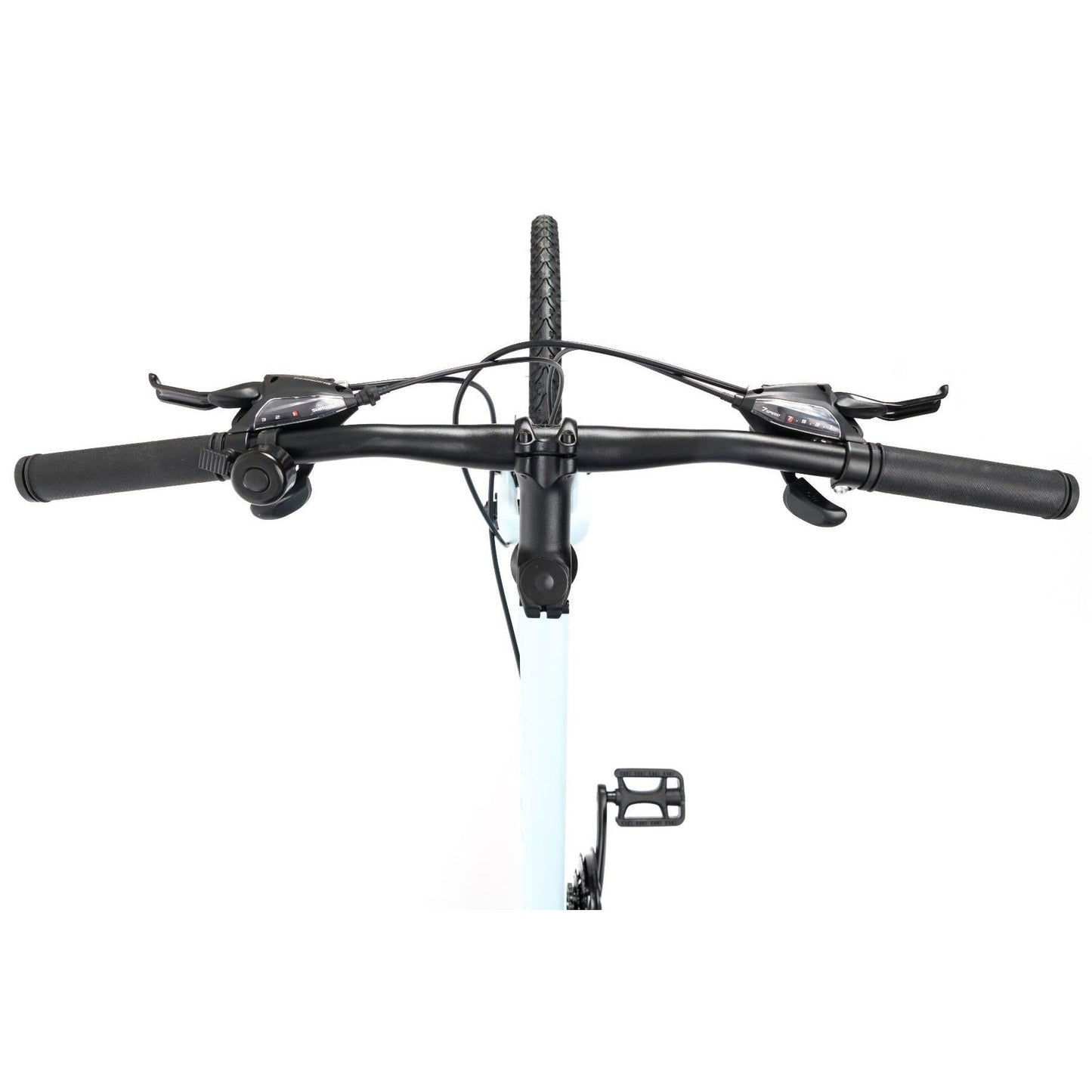 Pedal Pacer 2 Flat Bar Road Bike Light Blue