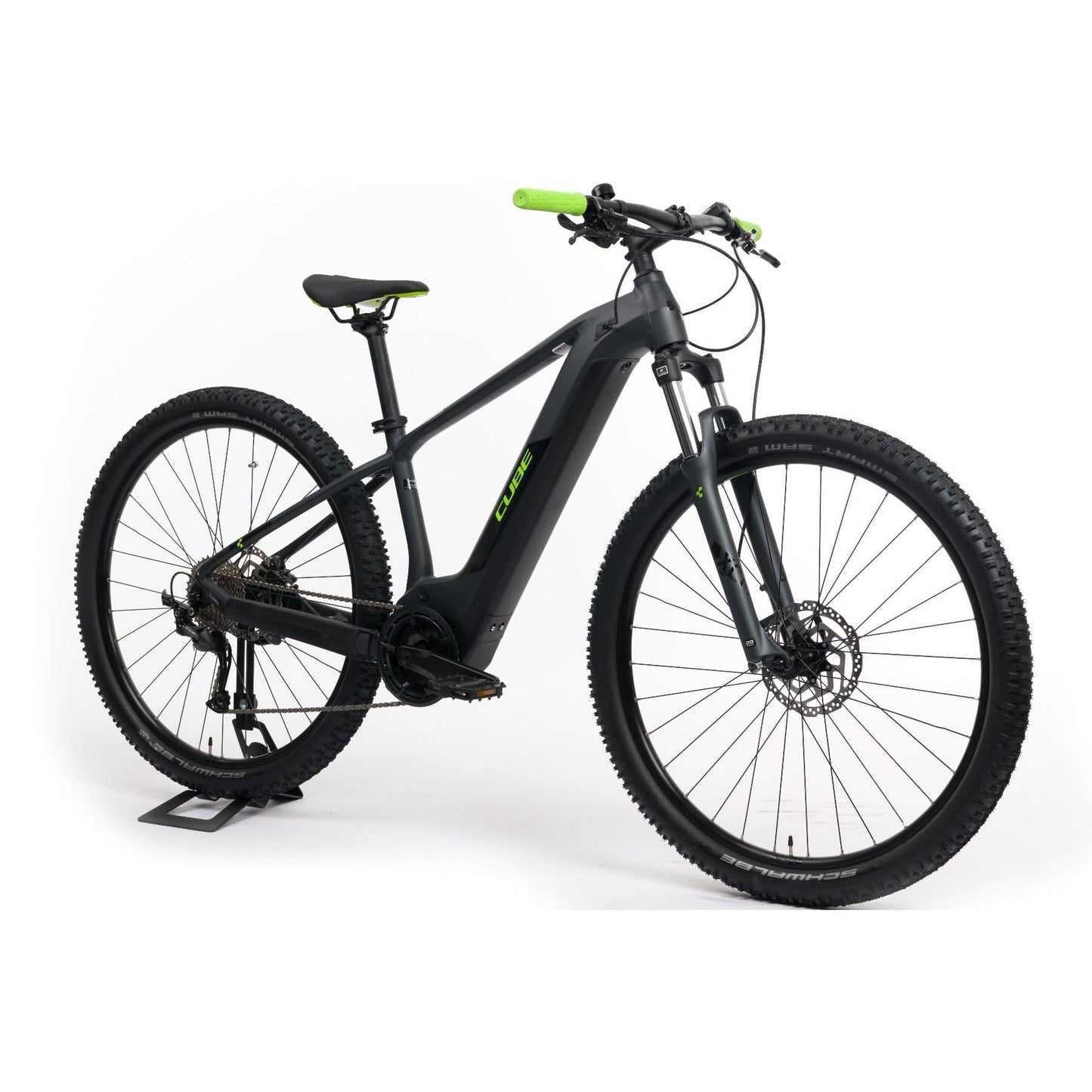 Cube Reaction Hybrid Performance 400 Electric Mountain Bike Iridium/Green (2021)