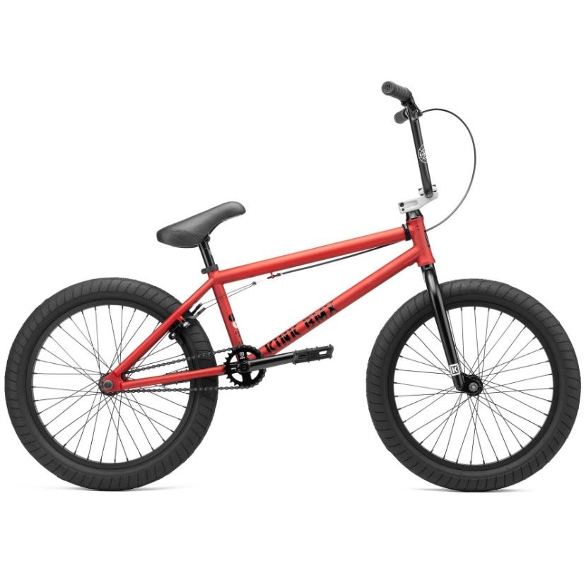 Kink Gap BMX Bike Matte Baked Red 2023