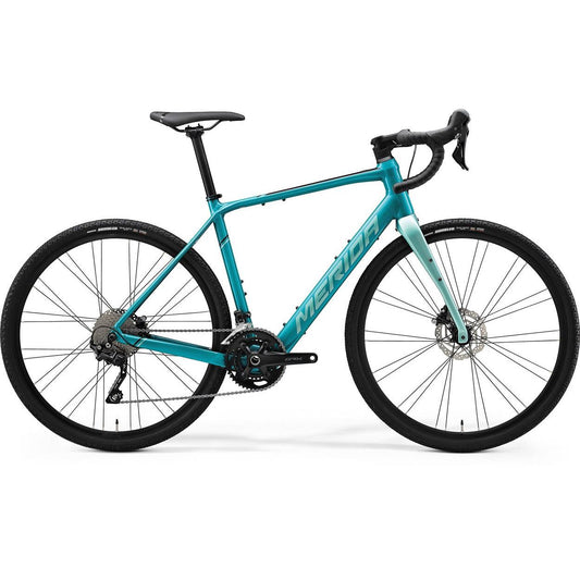 Merida eSilex 400 Electric Gravel Bike Teal Light/Teal Black