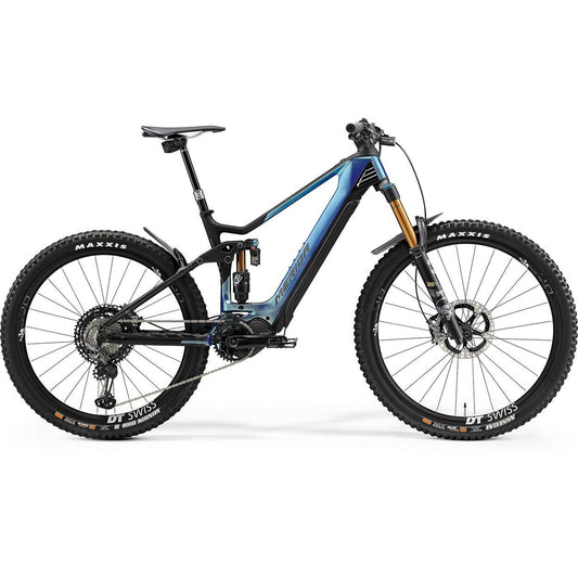 Merida eOne Sixty 10K Electric Mountain Bike Glossy Sparkling Blue/Matt Black