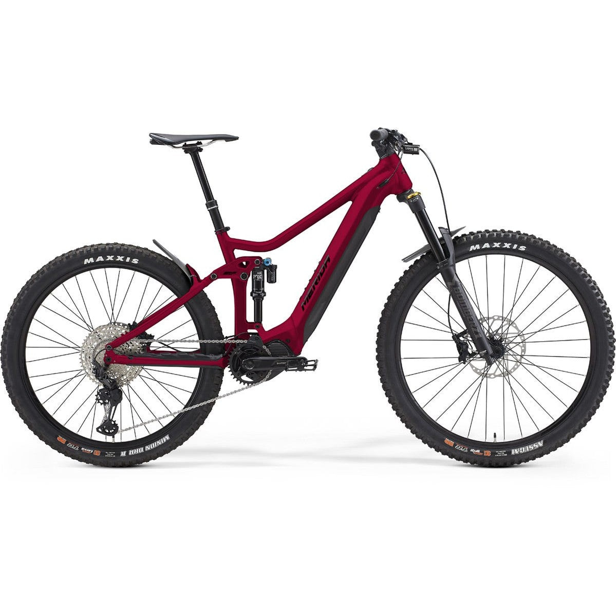 Merida eOne-Sixty 700 Electric Mountain Bike Dark Strawberry