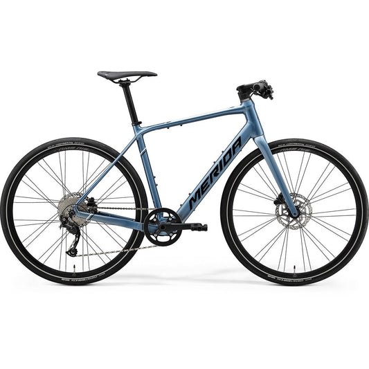Merida eSpeeder 200 Electric Flat Bar Road Bike Steel Blue