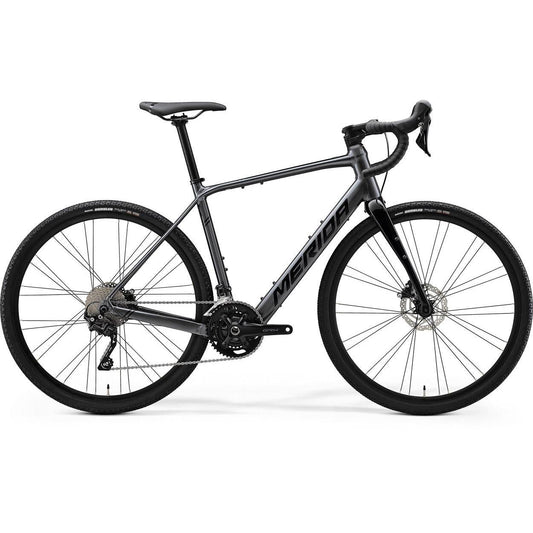 Merida eSilex 400 Electric Gravel Bike Dark Silver/Black