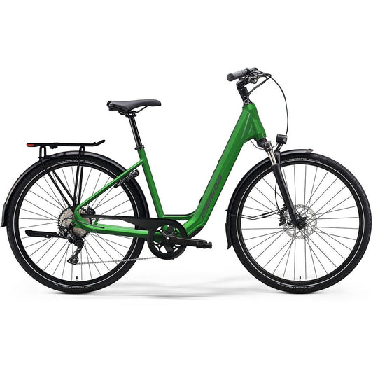 Merida eSpresso Urban 100 EQ Electric Hybrid Bike Evergreen/Grey