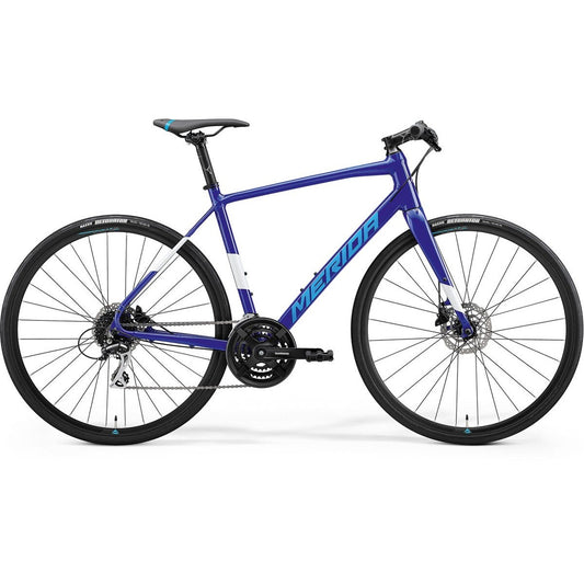 Merida Speeder 100 Flat Bar Road Bike Dark Blue/White