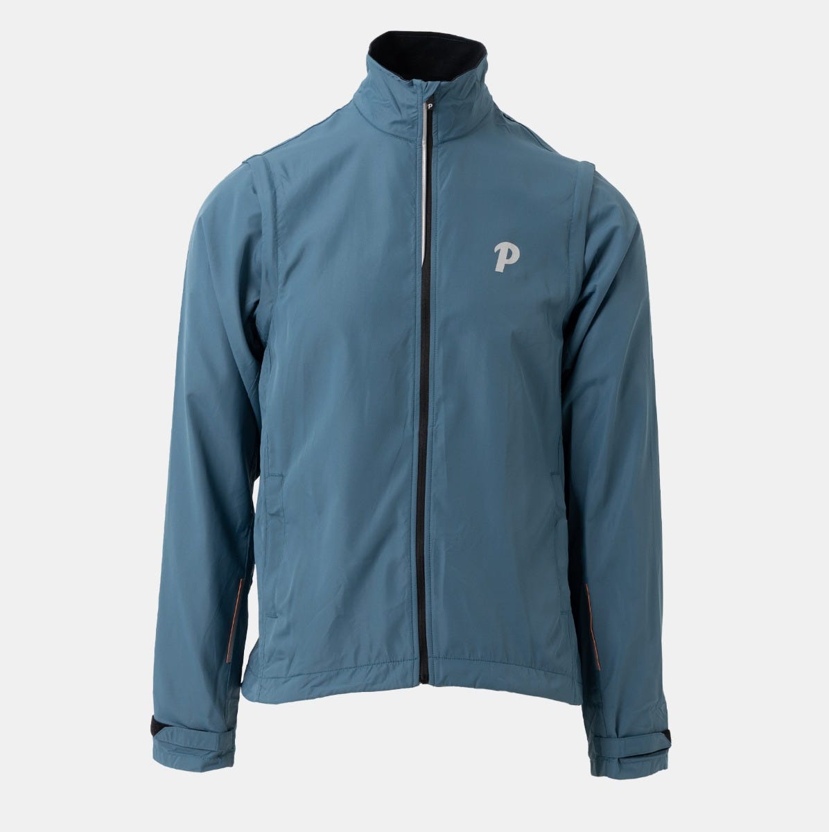 Pedal Convertible Men's Cycling Jacket Steel