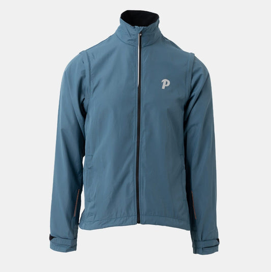 Pedal Convertible Men's Cycling Jacket Steel