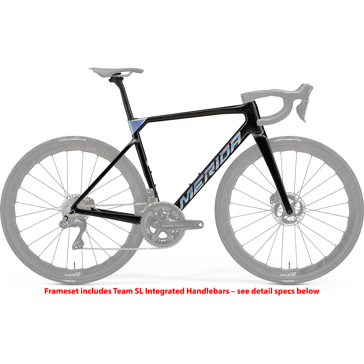 Merida Scultura Team Road Bike Frame Kit Metallic Black