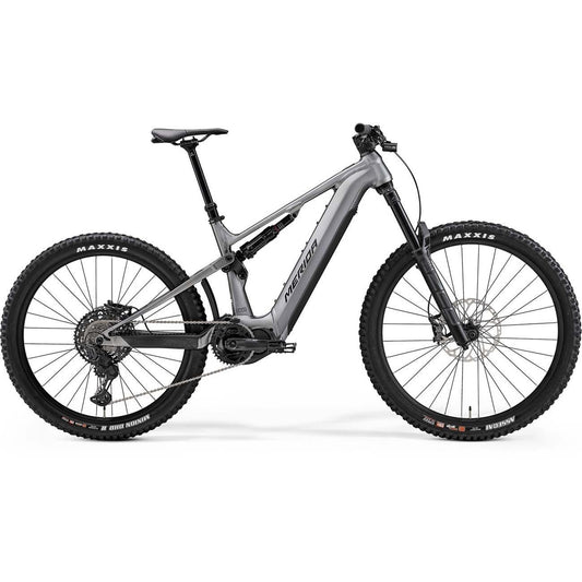 Merida eOne Sixty 875 Dual Suspension Electric Mountain Bike Gunmetal Grey (Black)