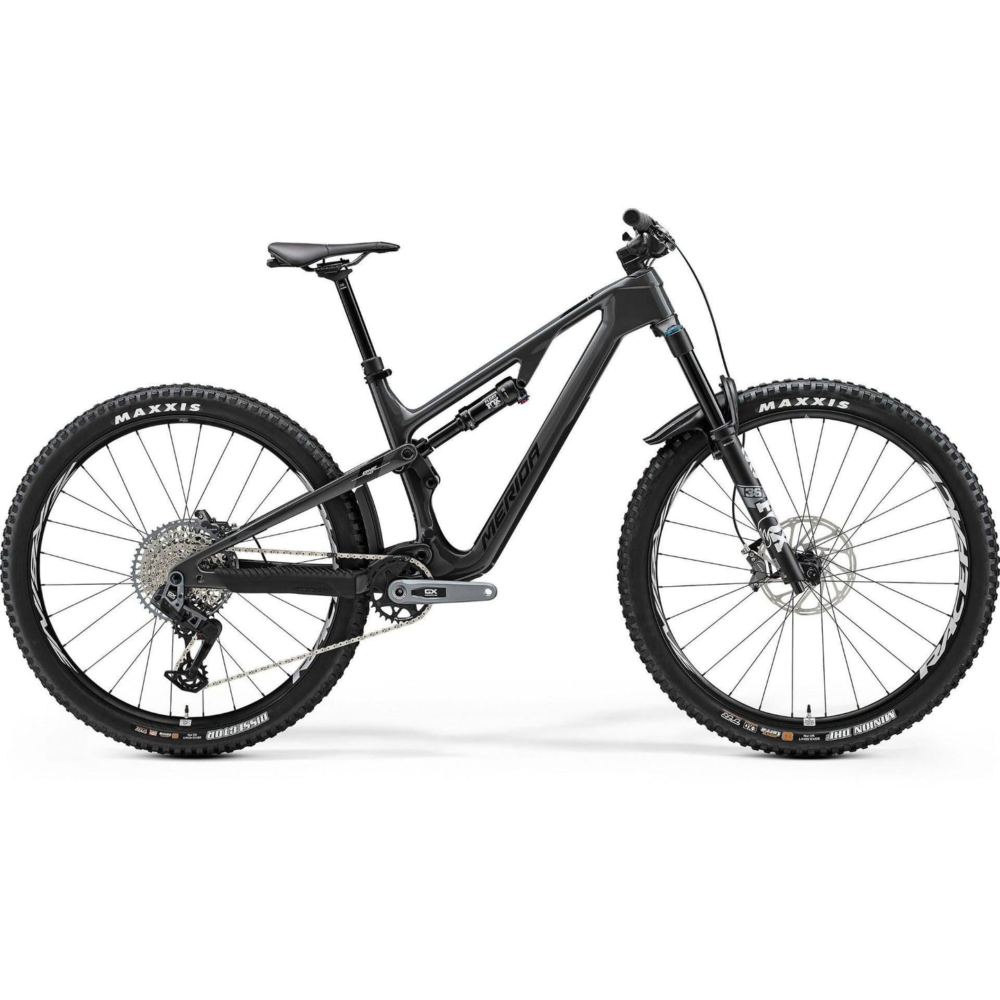 Merida One-Forty 8000 Dual Suspension Mountain Bike Grey Black/Silver