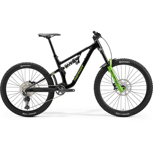 Merida One-Sixty FR 600 Dual Suspension Mountain Bike Metallic Black/Grey/Green