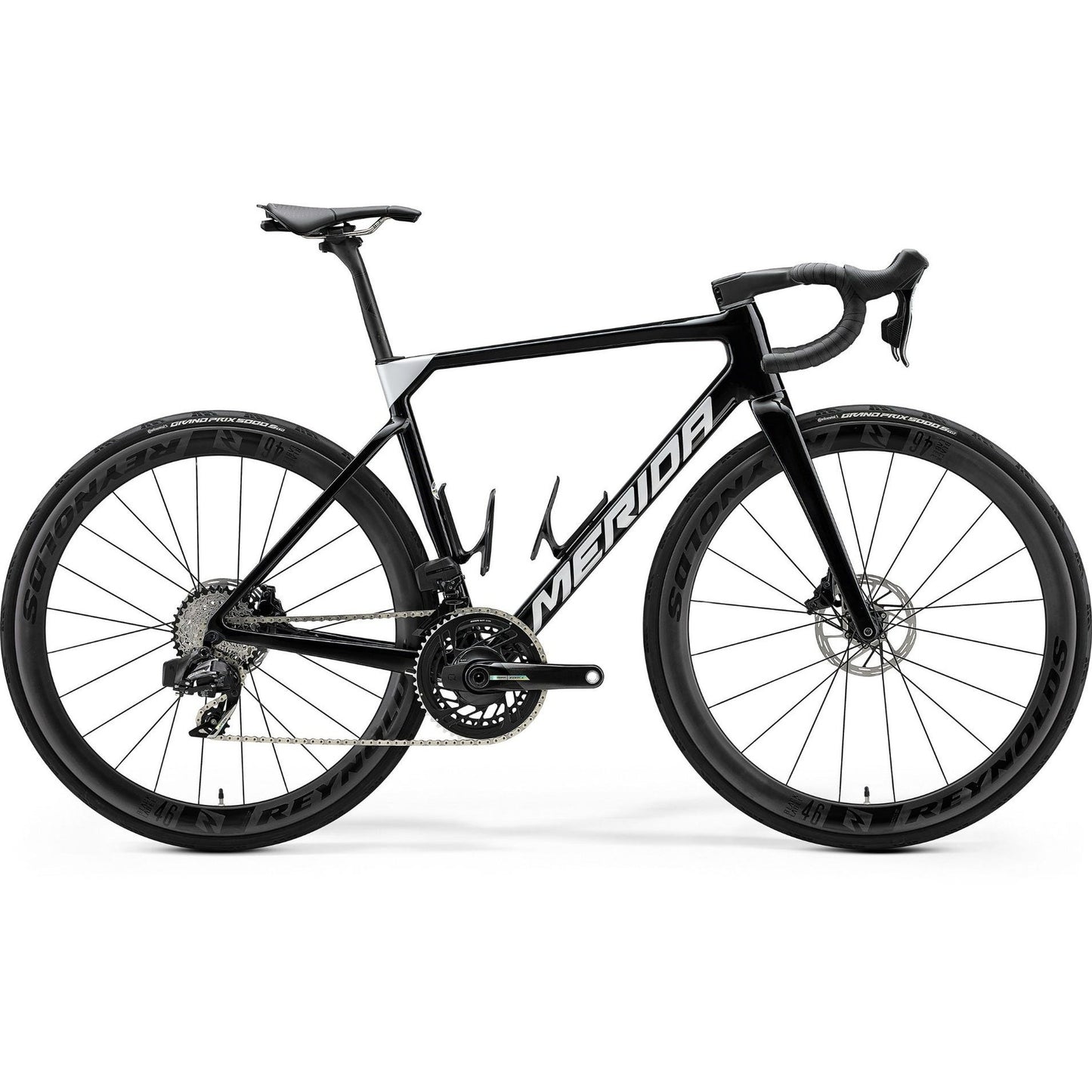 Merida Scultura 9000 Drop Bar Road Bike Metallic Black/Silver