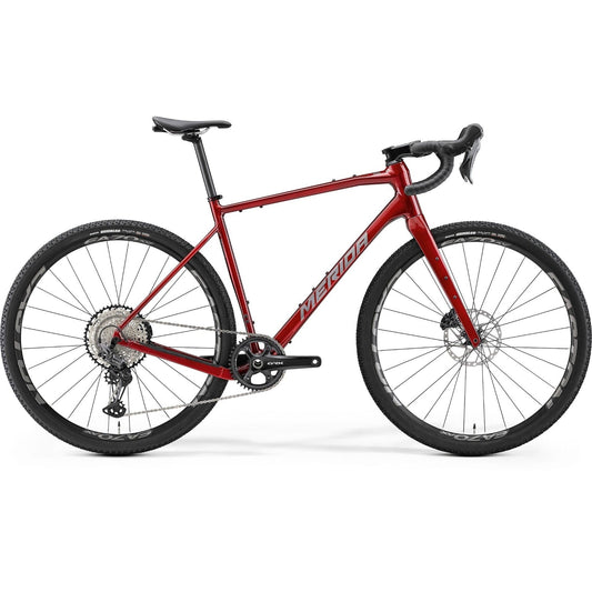 Merida Silex 700 Gravel Bike Dark Strawberry/Grey Red