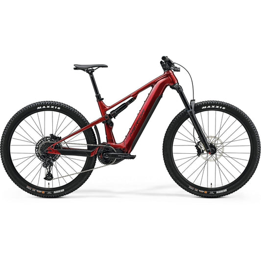 Merida eOne-Forty 675 Electric Enduro Bike 750Wh Battery Dark Strawberry/Black