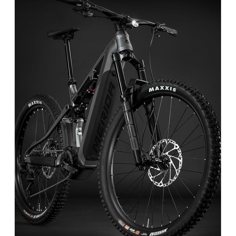 Merida eOne-Sixty 675 Electric Dual Suspension Mountain Bike Gunmetal Grey/Black
