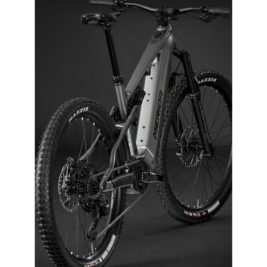 Merida eOne-Sixty 675 Electric Dual Suspension Mountain Bike Gunmetal Grey/Black