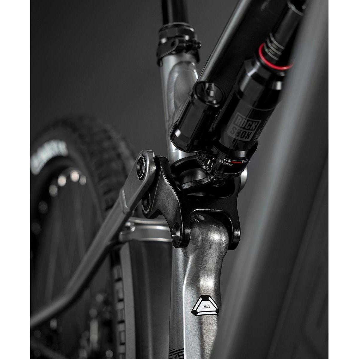 Merida eOne-Sixty 675 Electric Dual Suspension Mountain Bike Gunmetal Grey/Black