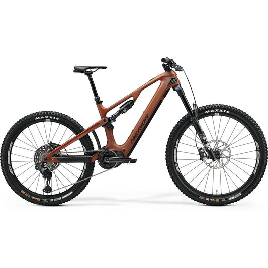 Merida eOne-Sixty 8000 Electric Enduro Bike 600Wh Battery Silk Mokka/Black