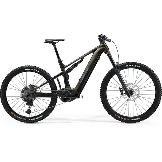 Merida eOne-Sixty 875 Electric Enduro Bike 750Wh Battery Guarded Gold/Grey