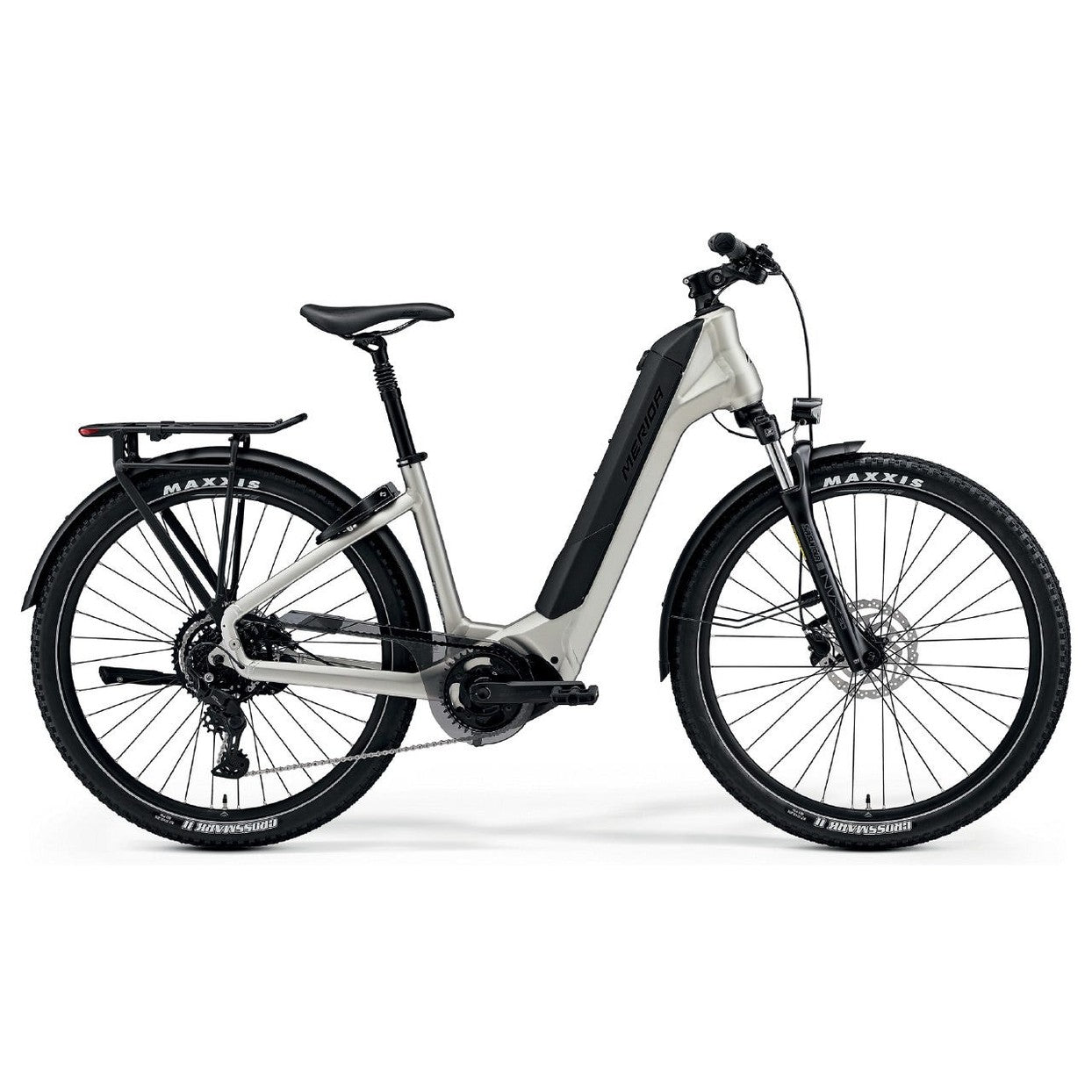 Merida eSpresso CC 400 EQ 504Wh Electric Hybrid Bike Silk Titan-Black