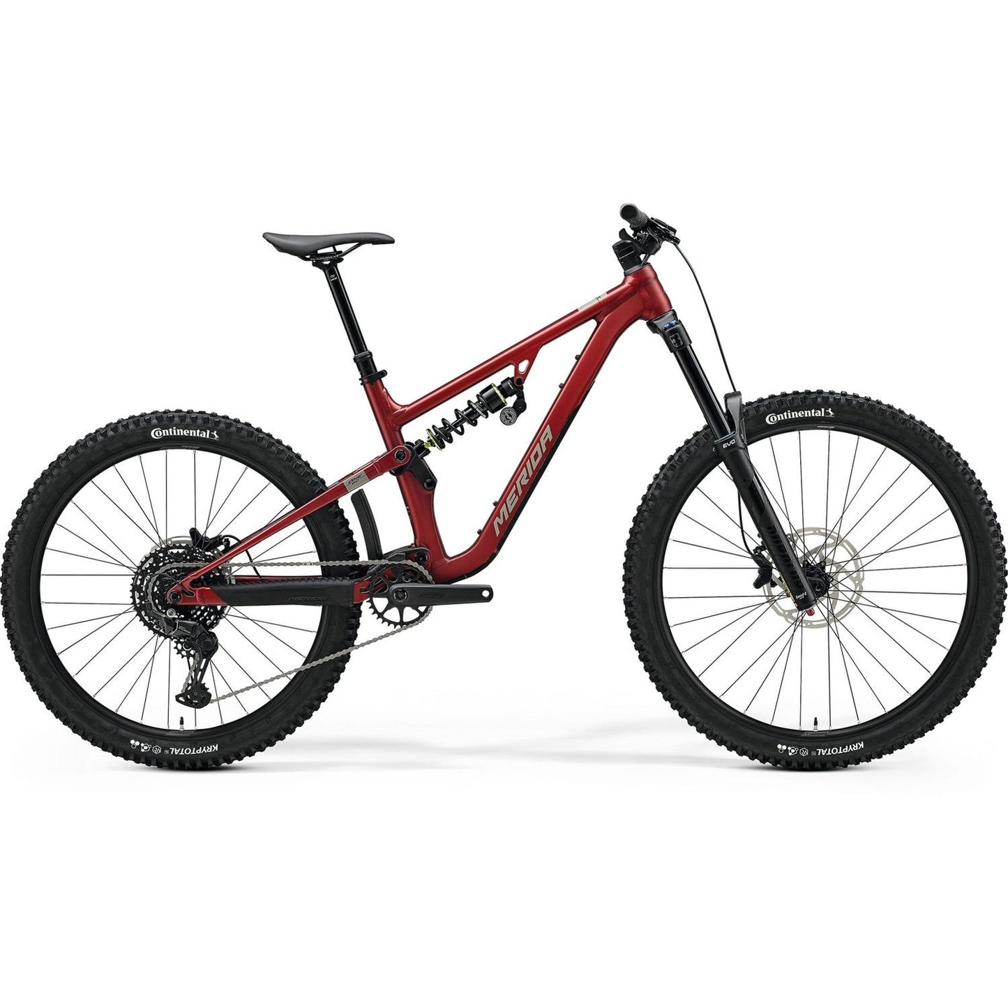 Merida One-Sixty FR 400 Enduro Bike Silk Dark Strawberry-Grey/Black