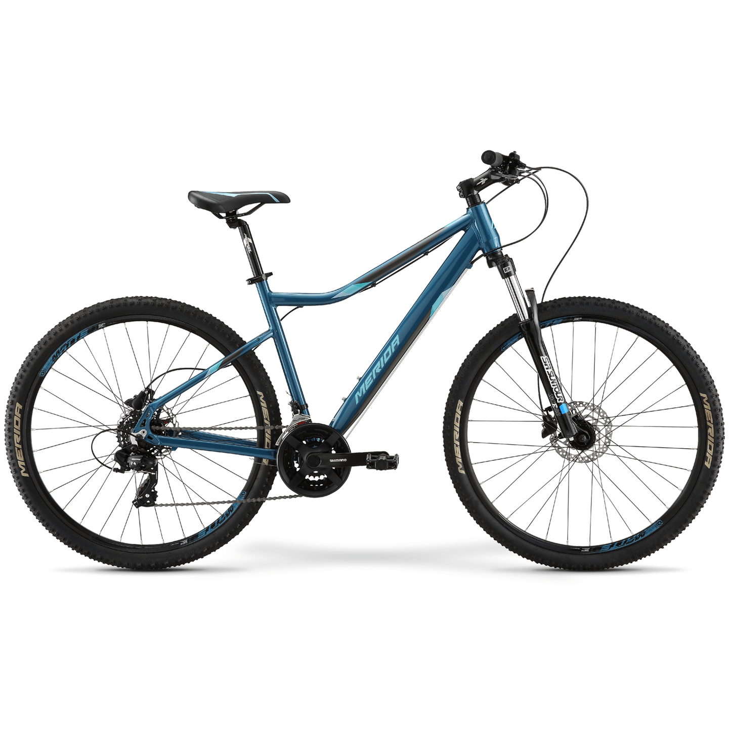Merida Matts 7.10 D Mountain Bike Blue/Teal