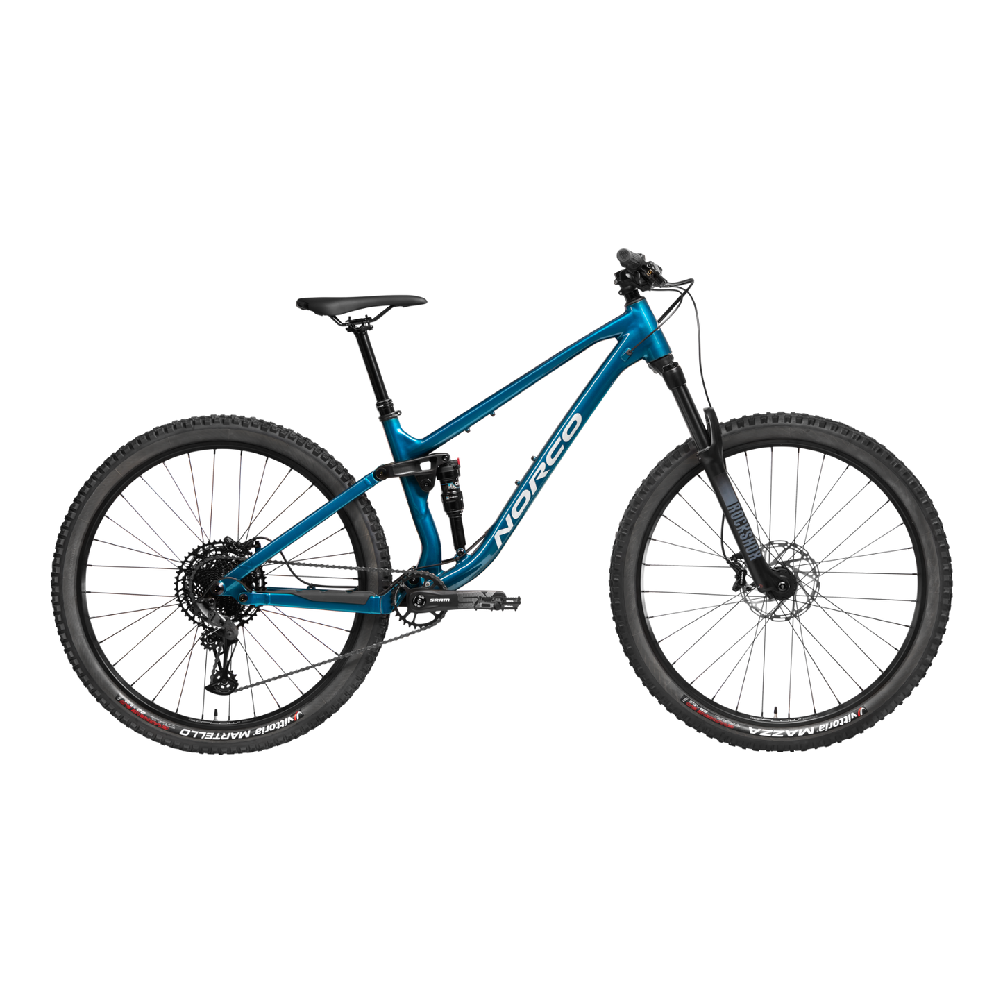 Norco Fluid FS A3 Dual Suspension Mountain Bike Blue/Silver