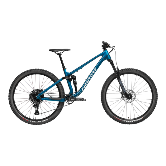 Norco Fluid FS A3 Dual Suspension Mountain Bike Blue/Silver