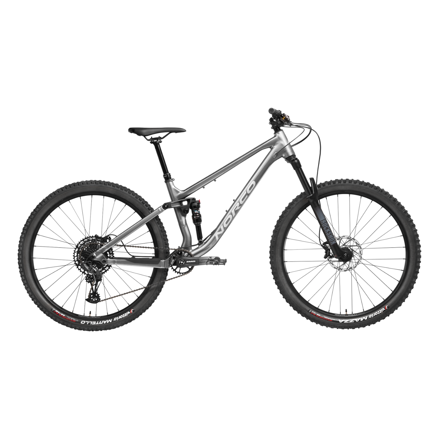 Norco Fluid FS A3 Dual Suspension Mountain Bike Grey/Silver