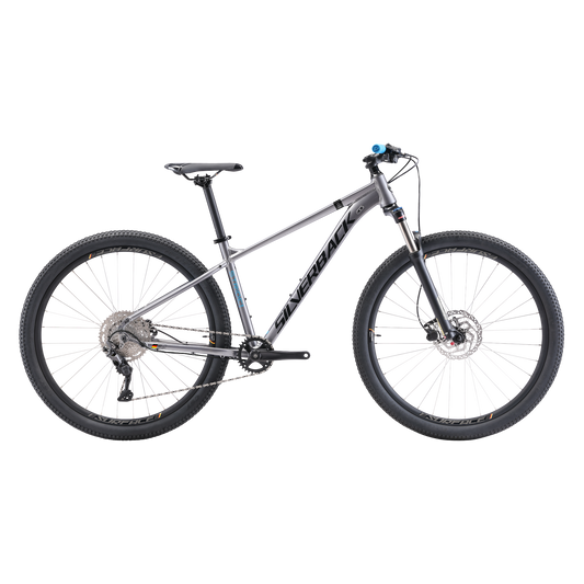 Silverback Stride Deluxe Mountain Bike Grey/Gloss Sky Blue
