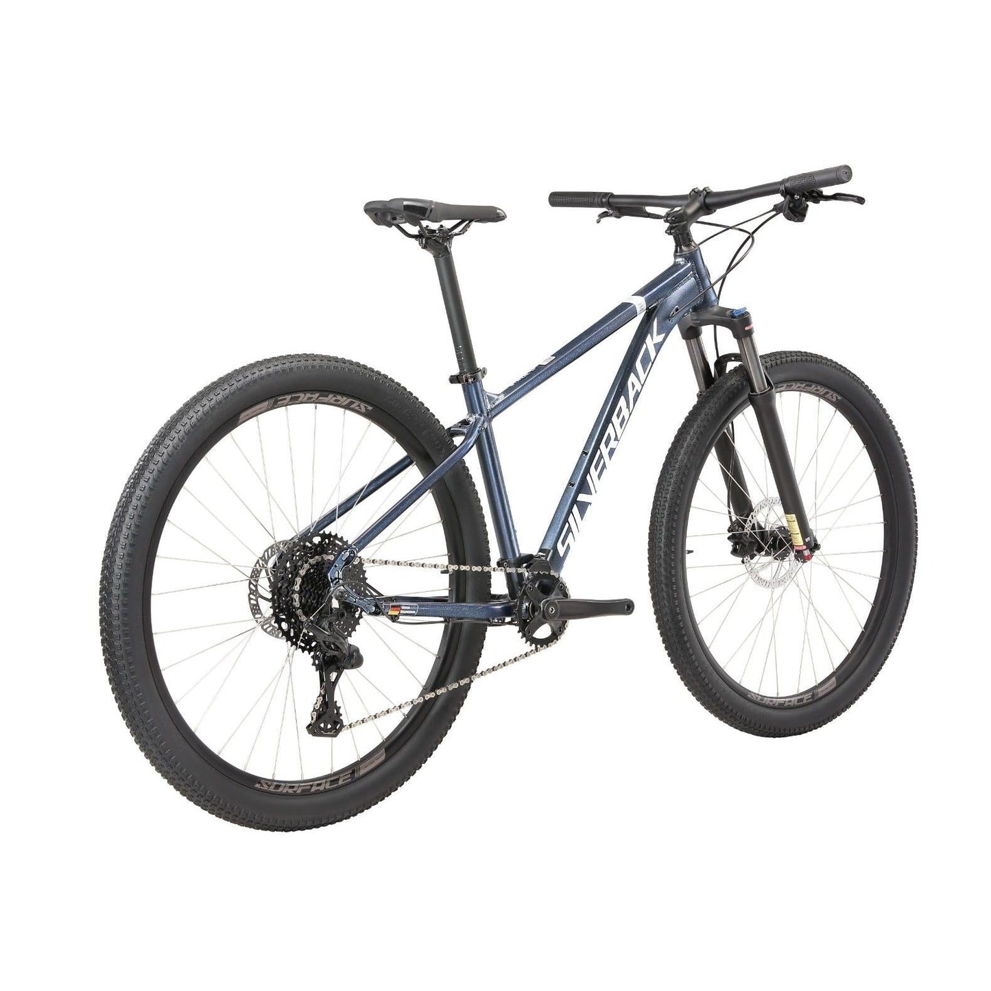 Silverback Stride Deluxe MS Hardtail Mountain Bike Metallic Blue