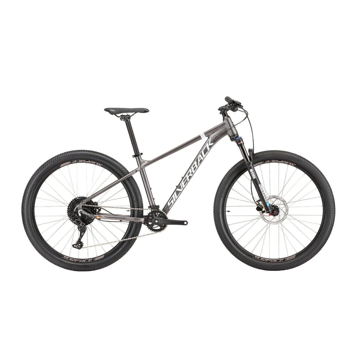 Silverback Stride Elite MS Hardtail Mountain Bike 29'' CharcoalSilver