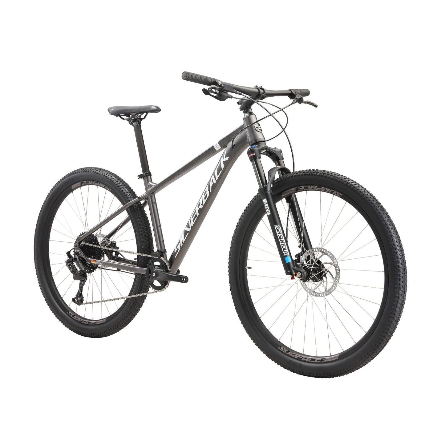 Silverback Stride Elite MS Hardtail Mountain Bike 29'' CharcoalSilver