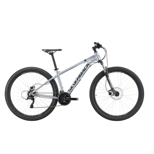 Silverback Stride HD Hardtail Mountain Bike 29'' Silver/Black