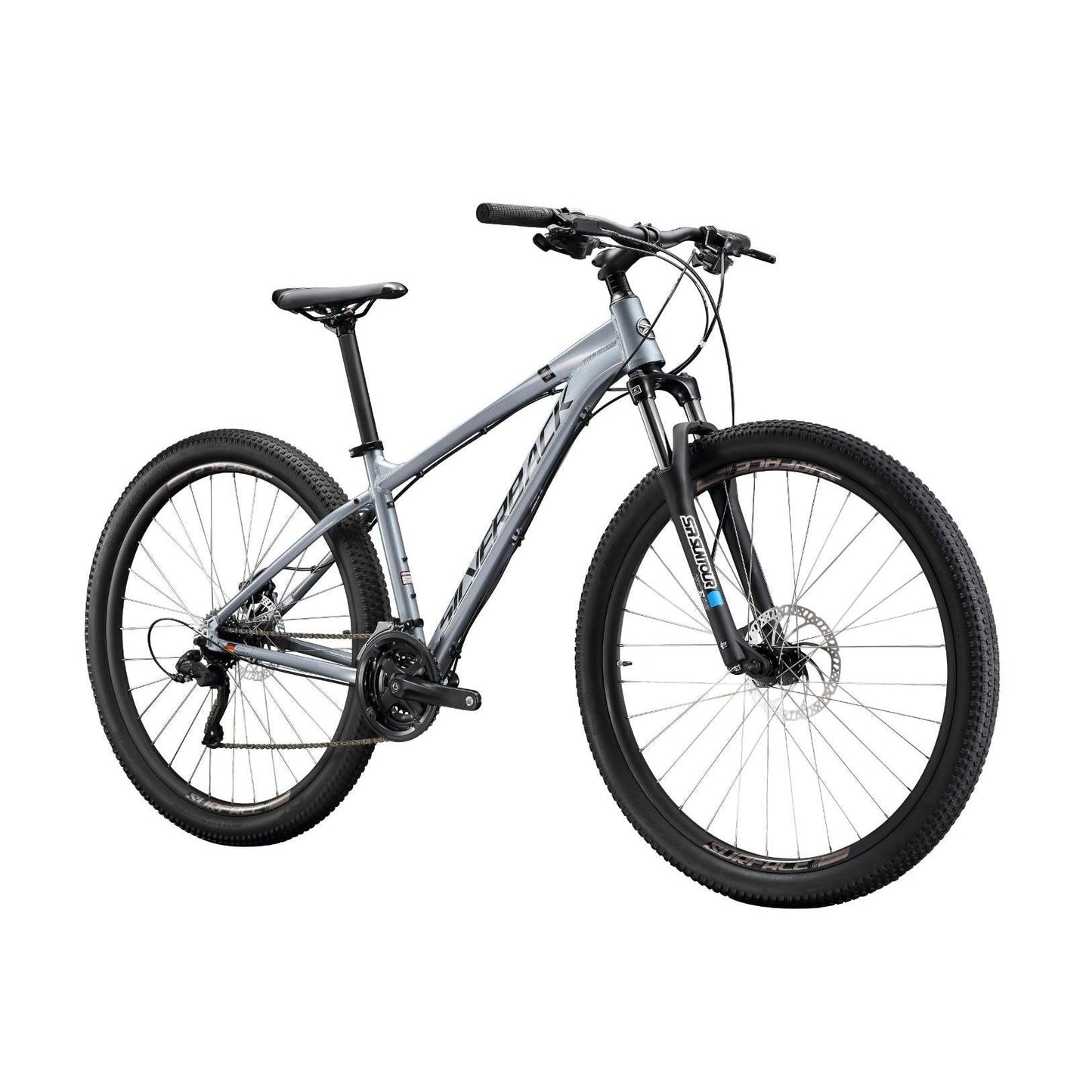 Silverback Stride HD Hardtail Mountain Bike 29'' Silver/Black