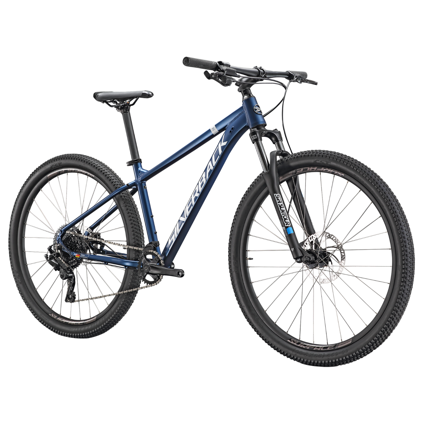 Silverback Stride Sport Hardtail Mountain Bike 29'' Dark Blue/White