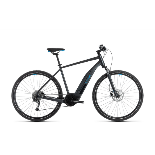 Cube Nature Hybrid ONE 400 Electric Hybrid Bike Iridium/Blue