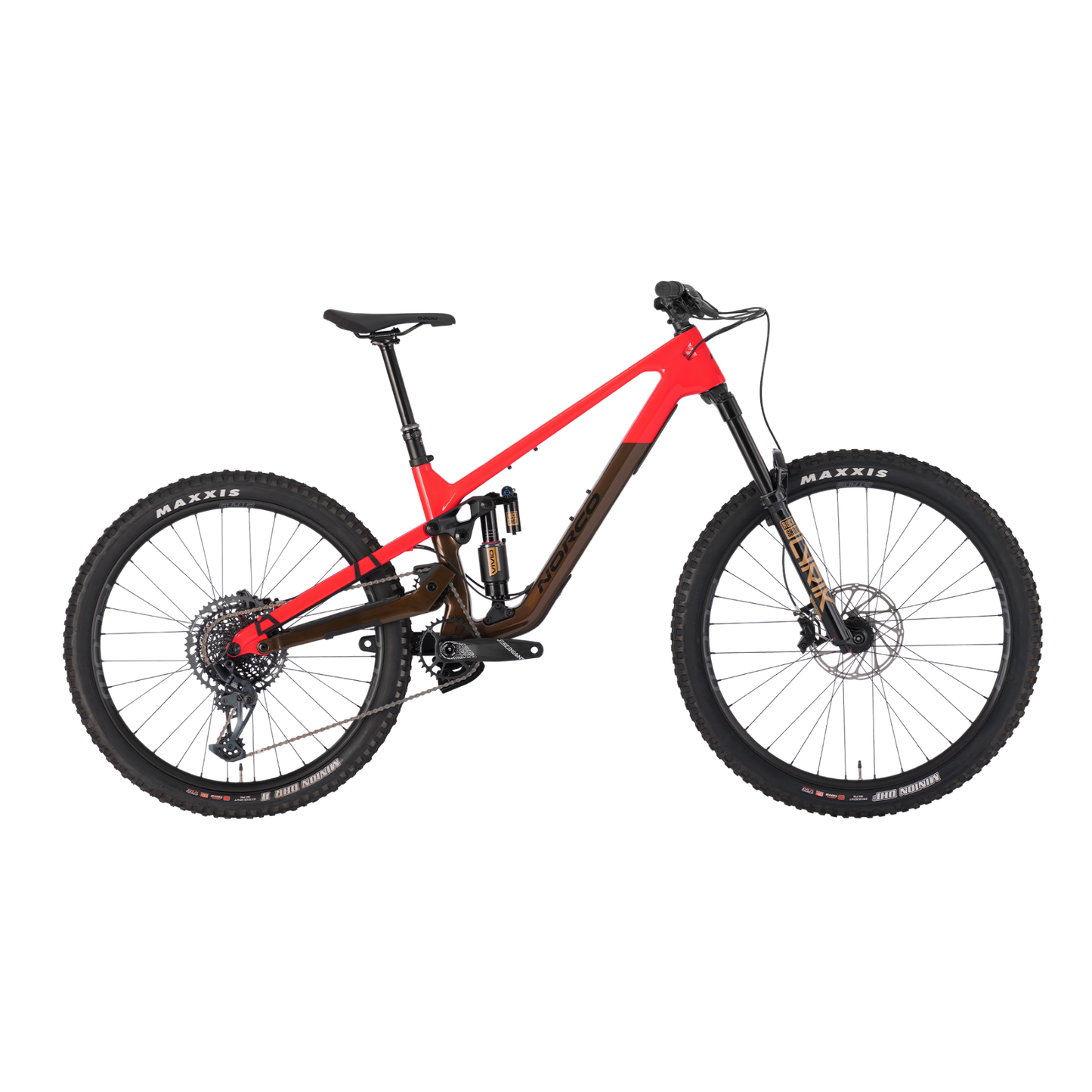 Norco Sight C2 Dual Suspension Mountain Bike Brown/Red