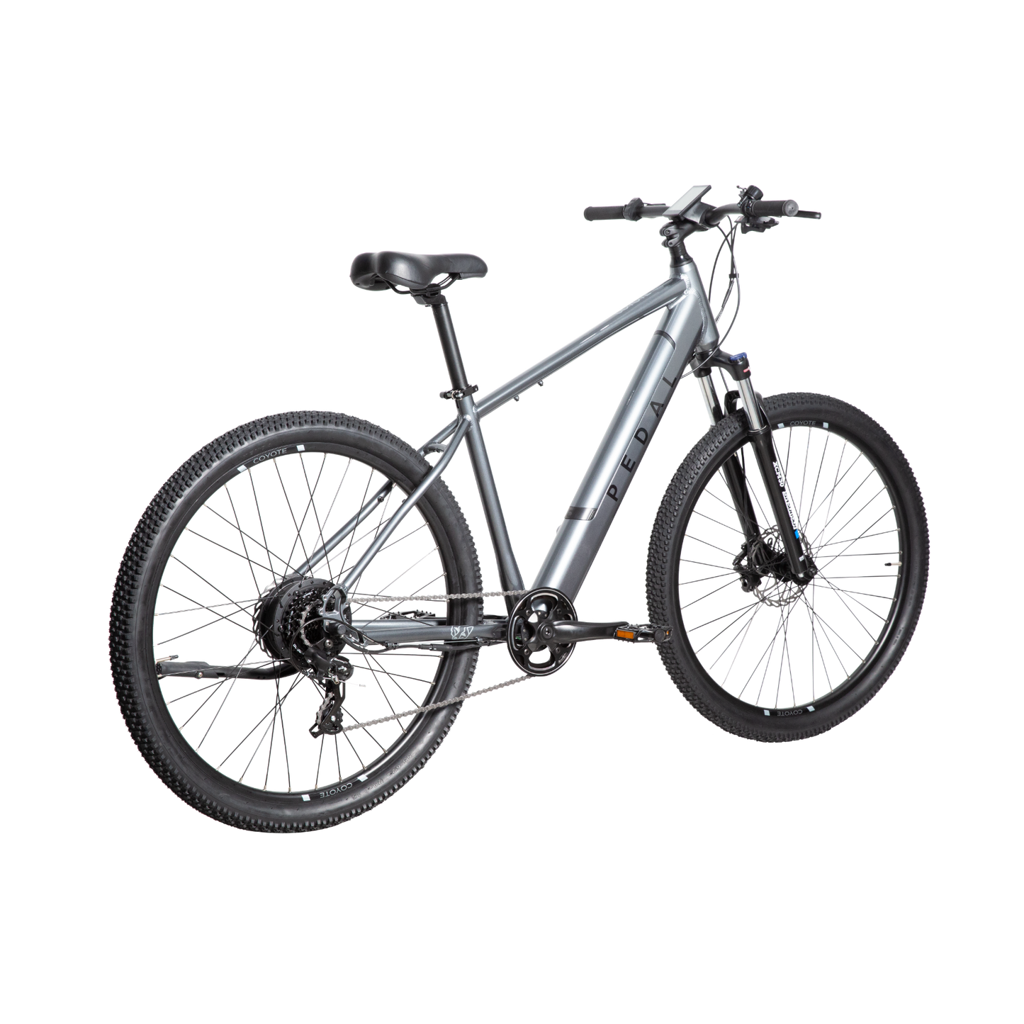 Pedal Coyote 2 Electric Hardtail Mountain Bike Gloss Charcoal