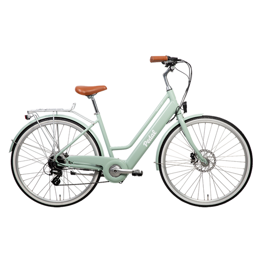 Pedal Uptown ELC V2 Electric Vintage Cruiser Bike Sage
