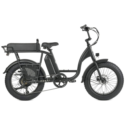 Pedal Brewer Electric Cruiser Bike Black 468Wh