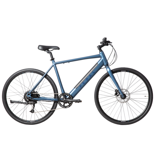 Pedal Dodger 2 Electric Flat Bar Road Bike Slate Blue