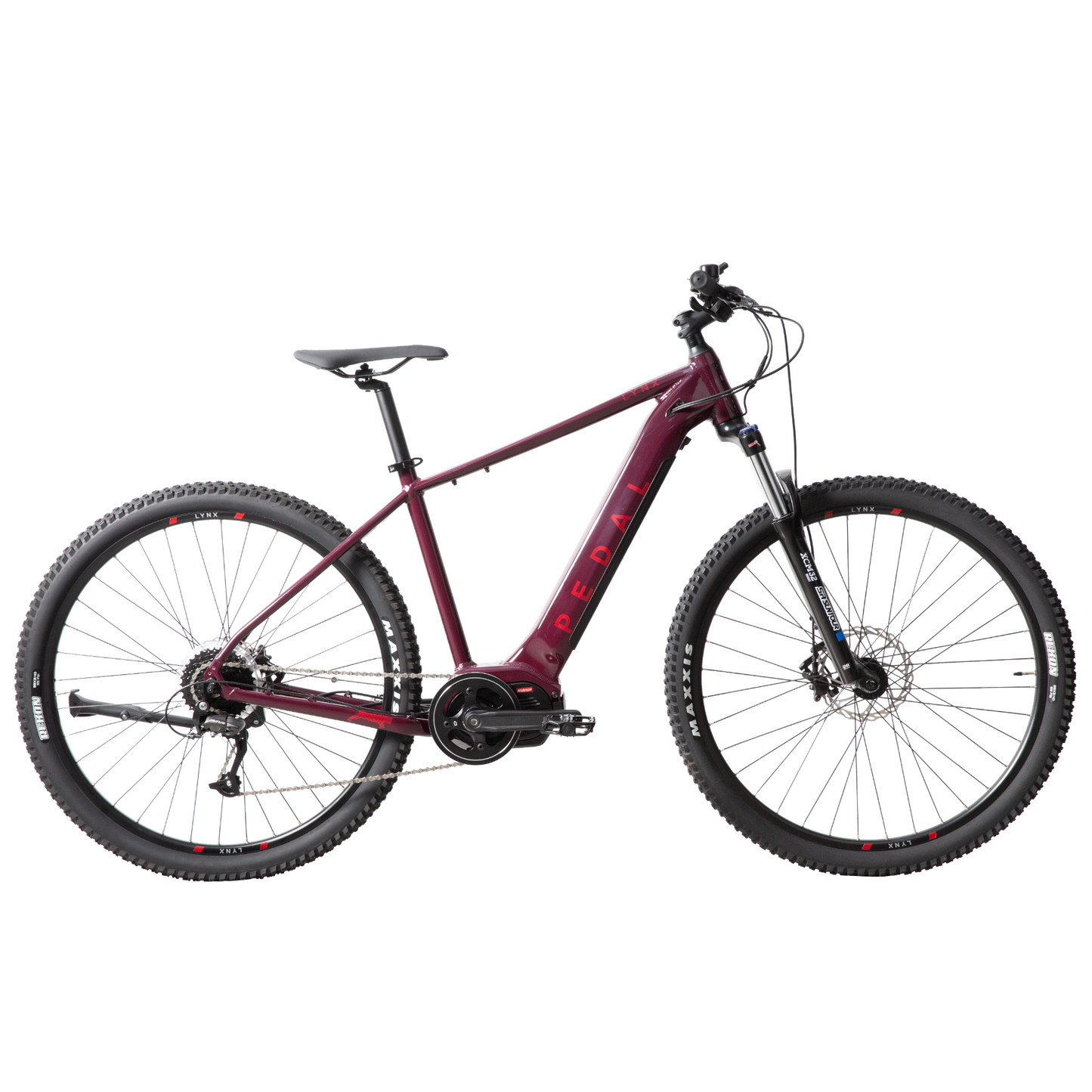 Pedal Lynx 2 Electric Hardtail Mountain Bike Red