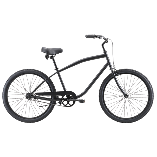 Pedal Copacabana Cruiser Bike Matt Black