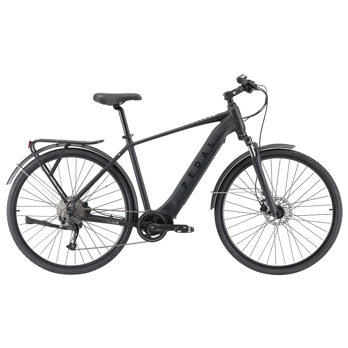 Pedal Falcon 375Wh Electric Hybrid Bike Black