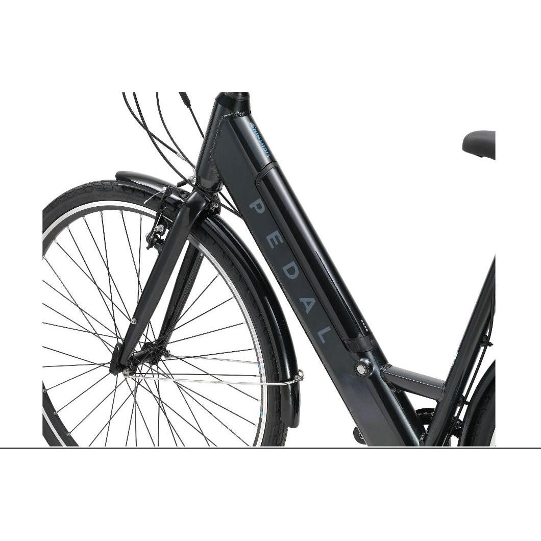 Pedal Lightning 27.5'' Step Through Electric Hybrid Bike Black