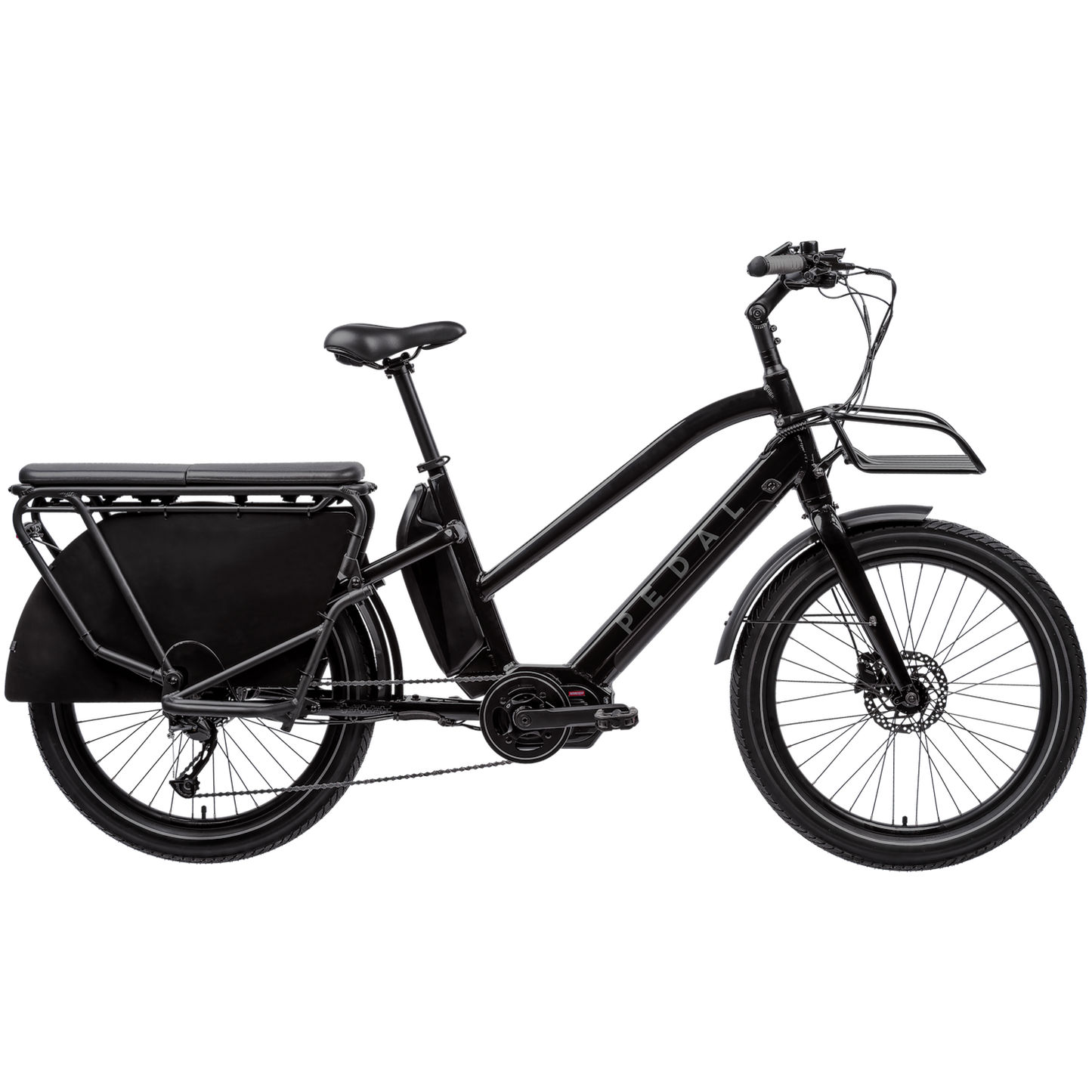 Pedal Packer Electric Cargo Bike Black