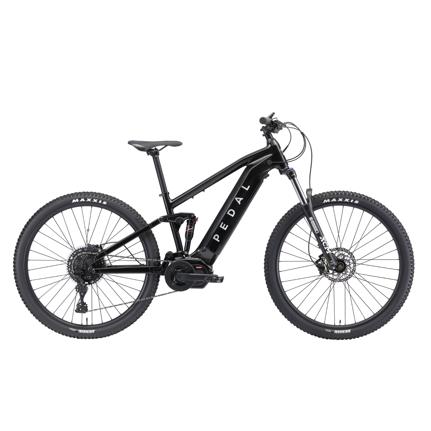 Pedal Titan 2 Electric Dual Suspension Mountain Bike Cosmic Black